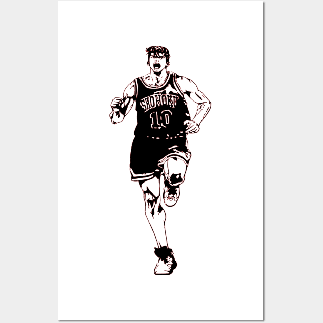 Slam Dunk Hanamichi Sakuragi Wall Art by OtakuPapercraft